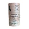 Unscented, organic, baking-soda free deodorant in plastic-free tube