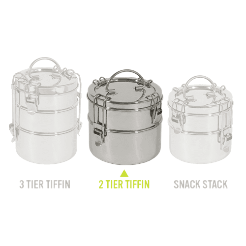 To-Go Ware 3-Tier Stainless Steel Tiffin