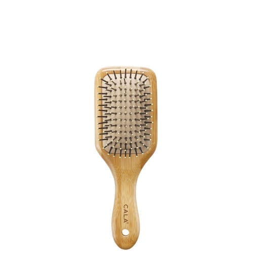 Cala brand medium sized natural bamboo paddle hairbrush