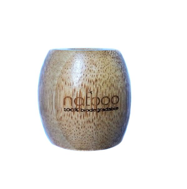 Natboo bamboo toothbrush holders are 100% biodegradable and can be thrown into a home composting system.
