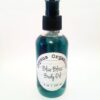 Joyous Organics 4 ounce organic blue bliss body oil; smells great and leaves skin feeling silky soft and radiant