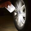 Solar powered, inflatable emergency light by Mpowerd by car tire