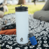 Mizu brand 360 water filter has a forty gallon lifespan and removes up to 99.9% of bacteria and contaminants; for use with wide mouth Mizu bottles with straw lid