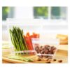 Full Circle brand Zip Tuck two pack of clear reusable bags; great for storing food and snacks