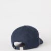 Back angle and adjustable strap of Ten Tree baseball cap in blue