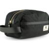 Side view of Sword & Plough repurposed U.S. Marine Corps uniform travel kit in all black