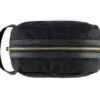 Sword & Plough dopp kit made of repurposed U.S. Marine Corps uniform material with gold zipper enclosure