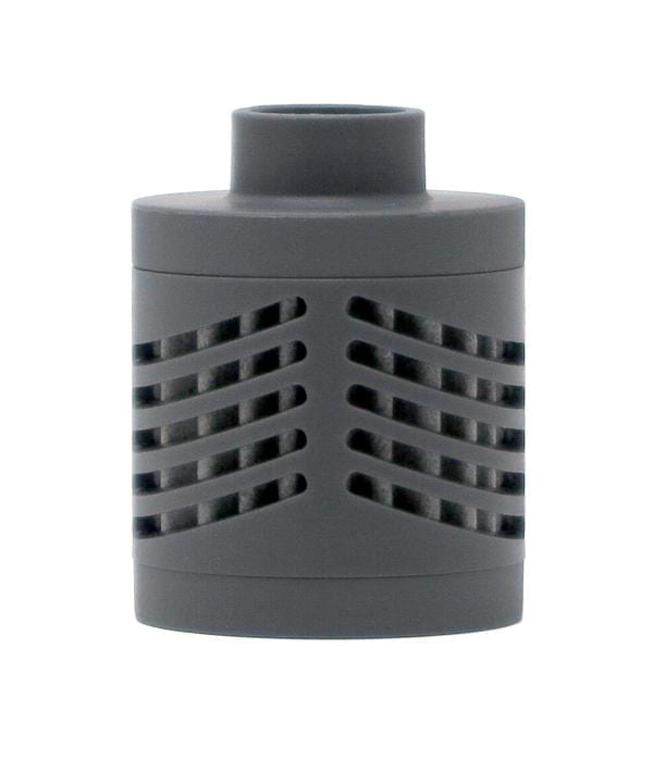 Mizu brand 360 adventure water purifier has a forty gallon lifespan and removes up to 99.9% of bacteria and contaminants; for use with wide mouth Mizu bottles with straw lid