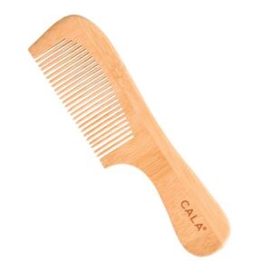 Cala brand 180 MM ergonomic bamboo styling comb