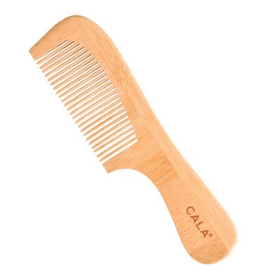 Cala brand 180 MM ergonomic bamboo styling comb