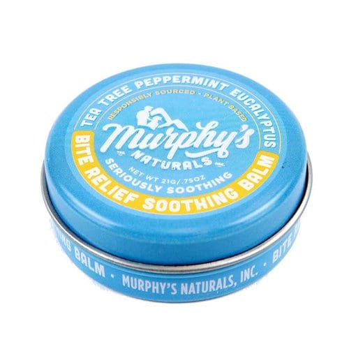 Murphy's Naturals brand plant-based mosquito bite relief soothing balm in a travel tin