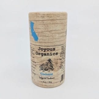 Magnesium infused organic deodorant in coconut, made by Joyous Organics