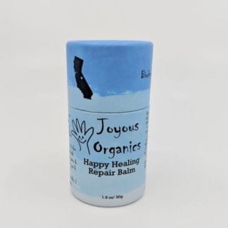 Joyous Organics brand organic repair balm; perfect for chapped and cracked hands, lips, cheeks, feet, and elbows