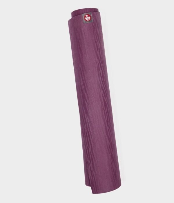 Manduka brand natural rubber 4mm yoga mat in acai purple
