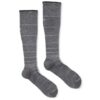 Pair of merino wool, sustainable USA compression socks for travel and workouts