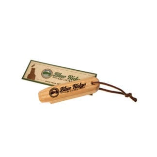 Eco friendly Blue Ridge Chairs brand American Ash upcycled cap lifter bottle opener.
