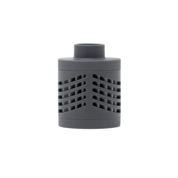 Mizu brand 360 adventure water purifier has a forty gallon lifespan and removes up to 99.9% of bacteria and contaminants; for use with wide mouth Mizu bottles with straw lid