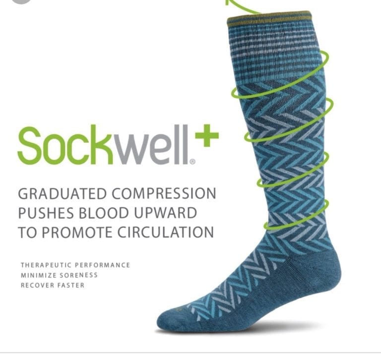Sockwell Womens On the Spot Moderate Graduated Compression Sock 