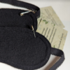 sustainable repurposed cashmere sweater eye mask