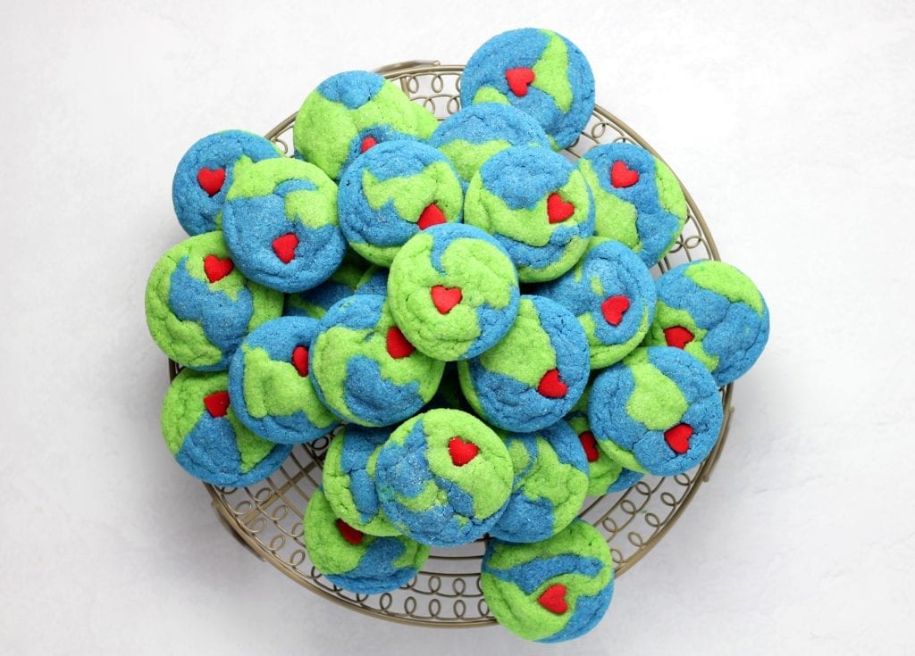 Earth Day 2020 cookies for activities to celebrate