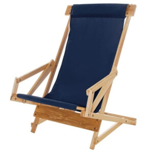 Blue Ridge Sling recliner chair navy