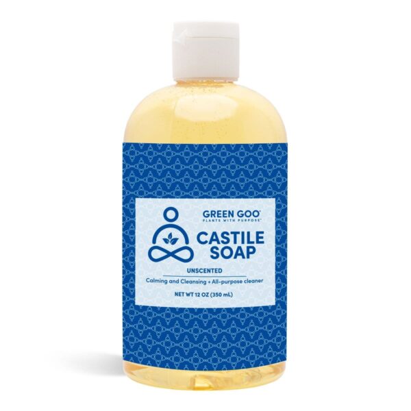 Green Goo Castille Soap Unscented Bottle
