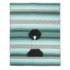 Overhead view of one size Baja Aqua Poncho Towel from Nomadix for sustainable travel gear