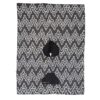 Overhead view of sustainable, recycled Poncho Towel in Teton Black from Nomadix