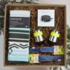 Sustainable gift box set with Go Girl urinary device in Camo