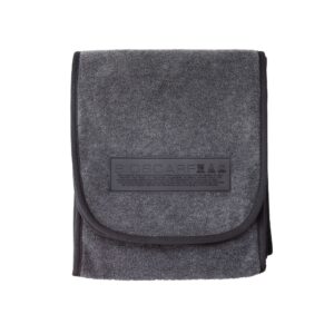 Grey recycled fleece Bioscarf to replace N95 mask