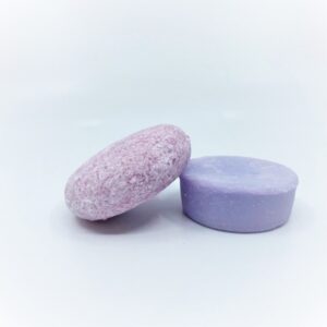 Set of lavender shampoo and conditioner bars from Pink Maverick.