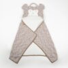 This kid's travel blanket with monkey hood is made of organic cotton and is an eco-friendly option for your little one and the planet.