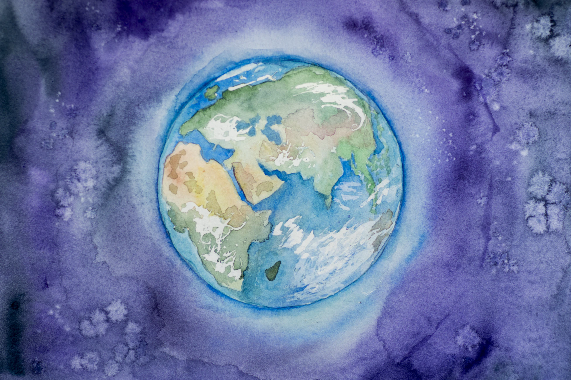 Water color of planet earth