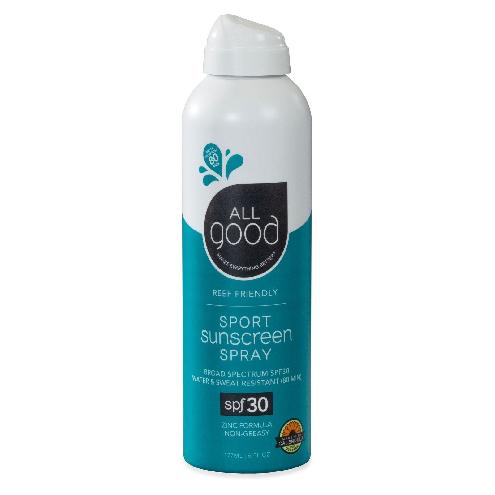 Reef-Friendly 30 SPF Sport Sunscreen Spray - 6oz - Sustainable