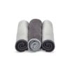 Set of three grey recycled microfiber cleaning cloths from Full Circle for eco friendly cleaning