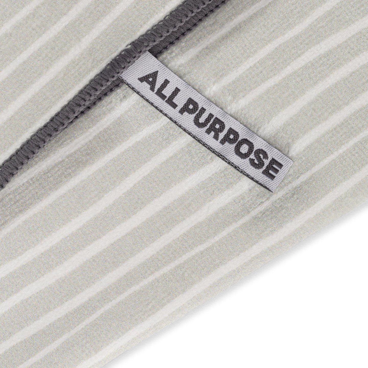 Set of three grey recycled microfiber cleaning cloths from Full Circle for eco friendly cleaning