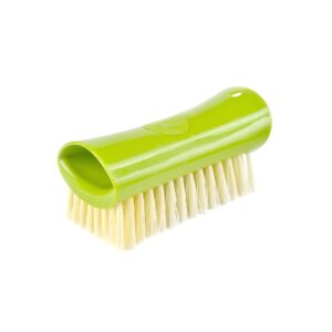 Green, recycled plastic scrub brush from Full Circle