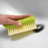 Green, recycled plastic scrub brush from Full Circle