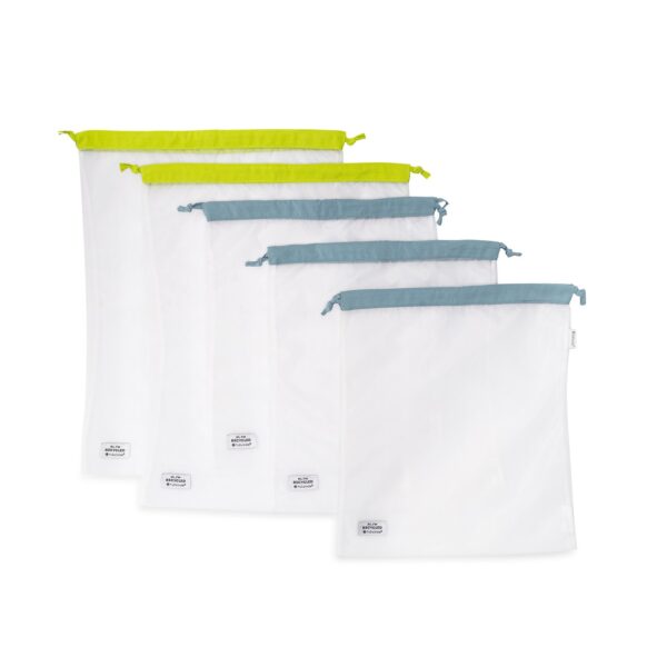 Recycled, No-Rip Grocery Bag Set