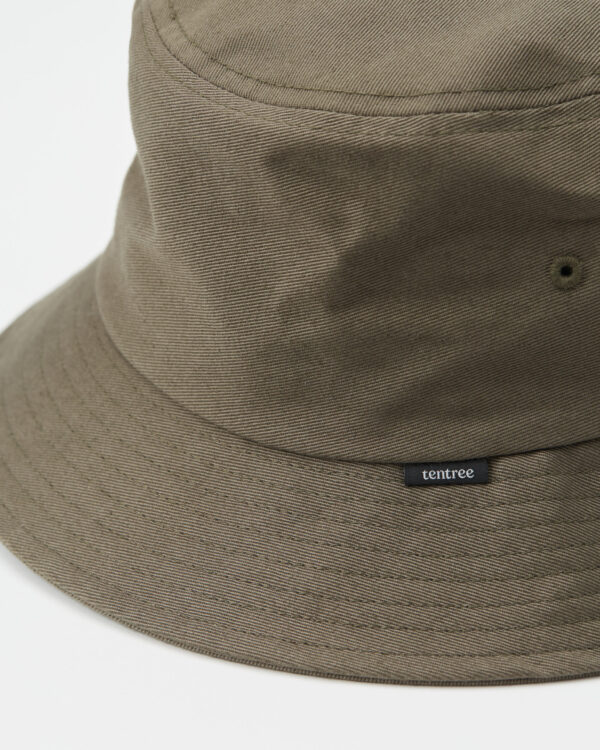 sustainable organic cotton olive green bucket hat by tentree