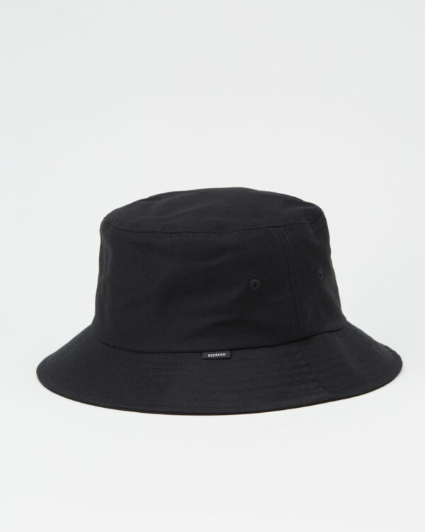 sustainable organic cotton black bucket hat by tentree
