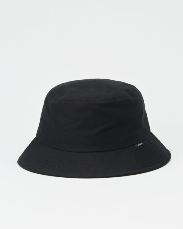 Black travel bucket hat from tentree