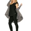 The JJWinks Cloud 9 leggings, shown here in black, are made from earth-friendly fabrics in Los Angeles, California.