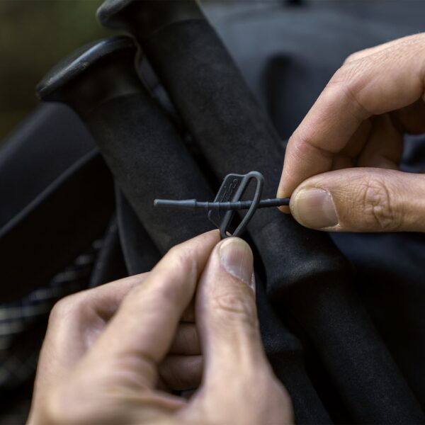 Matador Re-Ties Reusable Zip Ties are adjustable, sturdy zip ties that can be used for attaching gear to your backpack, or bundling items together. This sustainable, sturdy zip tie can be used again and again in countless ways.