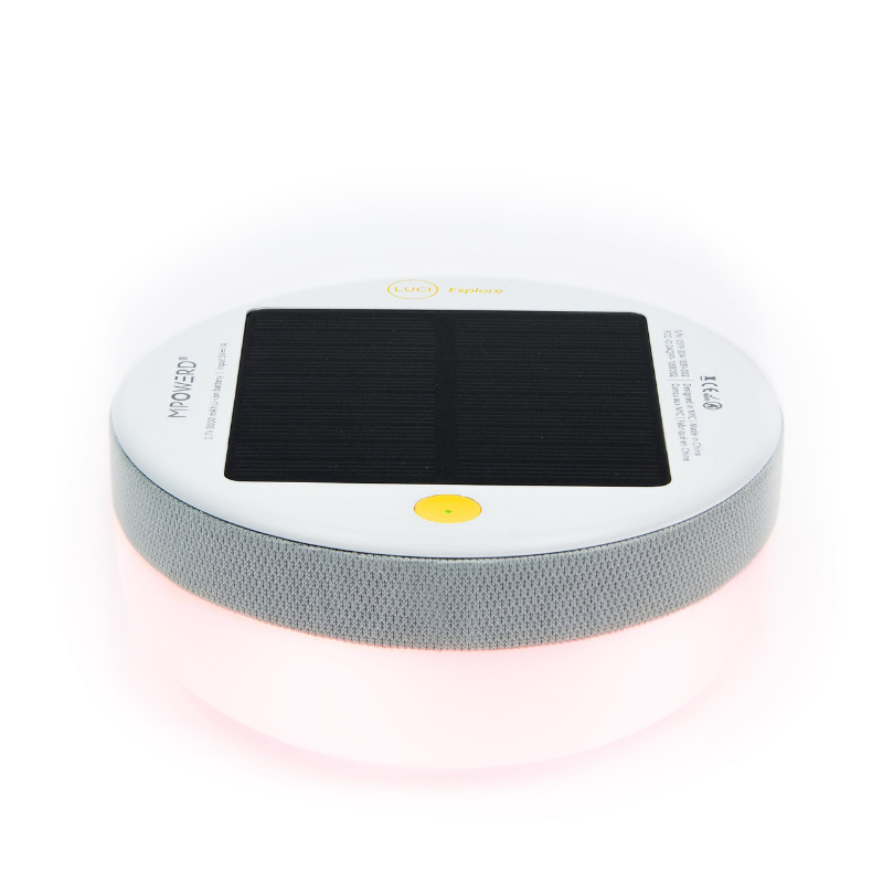 Explore solar powered light and speaker for sustainable travel gear