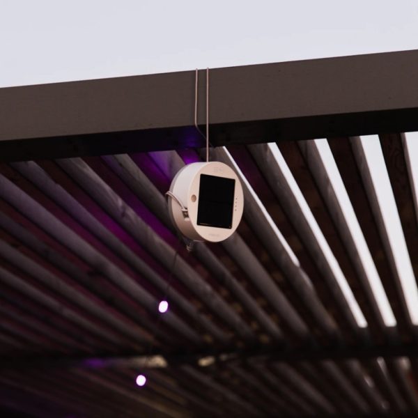 Sustainable patio lighting with Luci color solar powered string lights