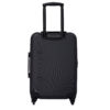 Meridian Luggage by Sherpani, shown here in black, has extensive features, including 360-degree spinning wheels and a sturdy expandable handle.