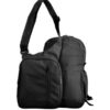 The Mobile Pro 3.0 Backpack with Joey Console is a great under your airplane seat bag and is made from 100% recycled materials. Shown here in black with a detachable front organizer pocket that can also be a shoulder bag.