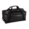 The 60L Eagle Creek Migrate Duffel Bag comes in five colors, including this all black option. This eco-friendly bag is made with 100% recycled materials.