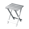 Portable aluminum Canyon side table for camping and travel